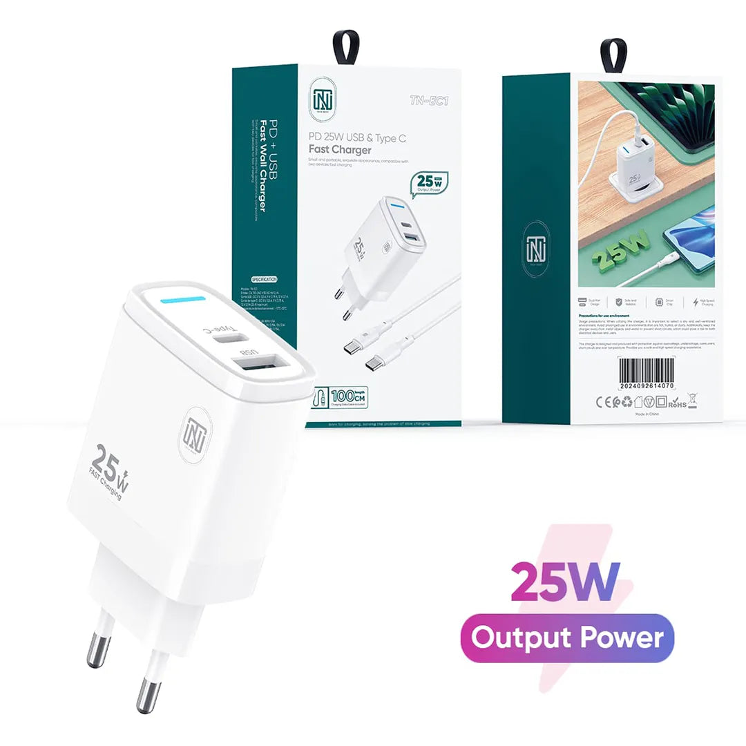 25W Fast Charger 2 Pin